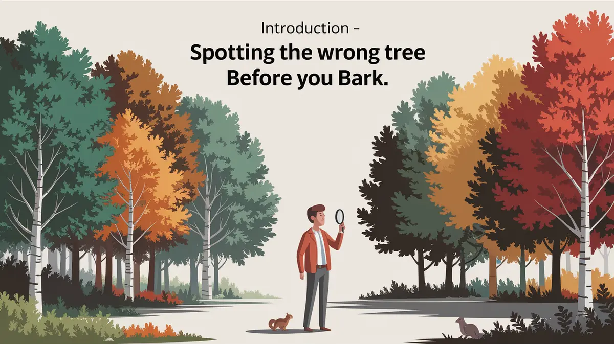 Article image for Barking Up the Wrong Tree: Meaning, Origin, and Usage