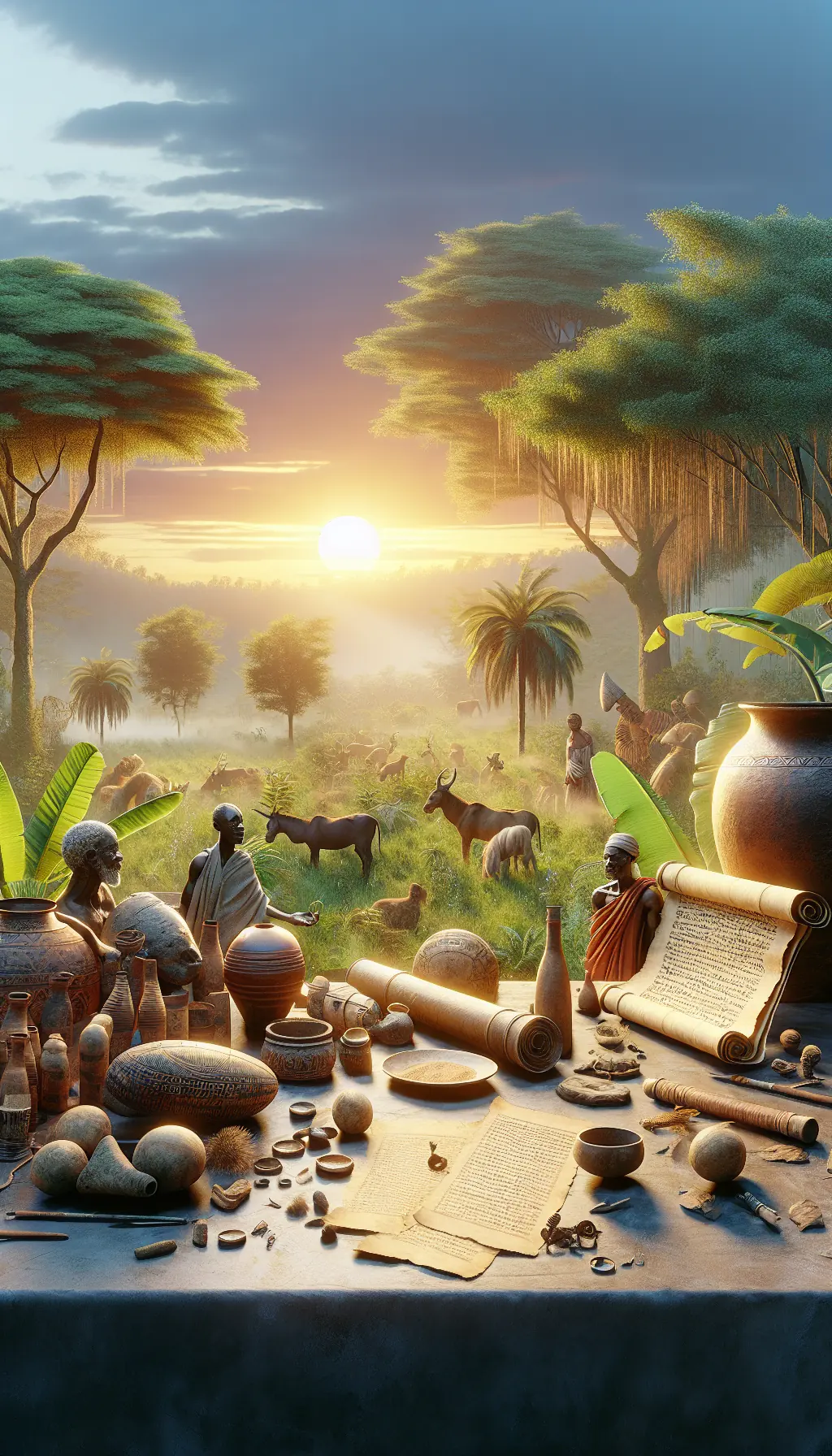 A conceptual illustration representing Historical Roots and Early Usage. Visualize the main ideas: . Creative but clear representation of the concept. Style: photorealistic. high quality, detailed, professional, clean composition, good lighting, sharp focus, well-composed. high quality, professional, detailed, well-composed